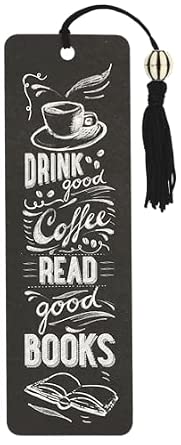 Peter Pauper Press Coffee & Books Beaded Bookmark