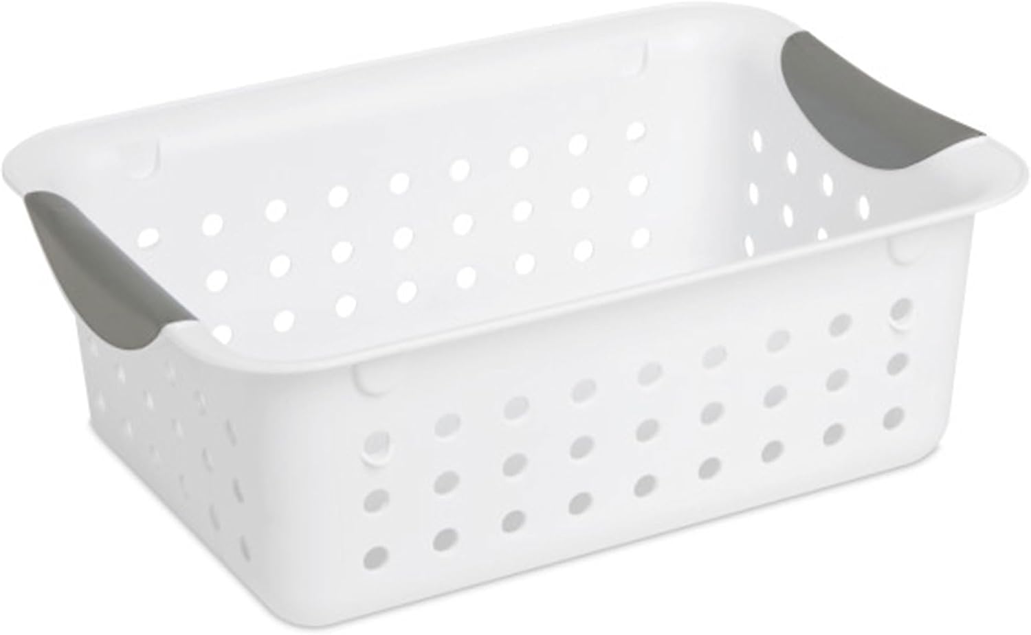 Sterilite Small Ultra Basket, White, 12-Pack